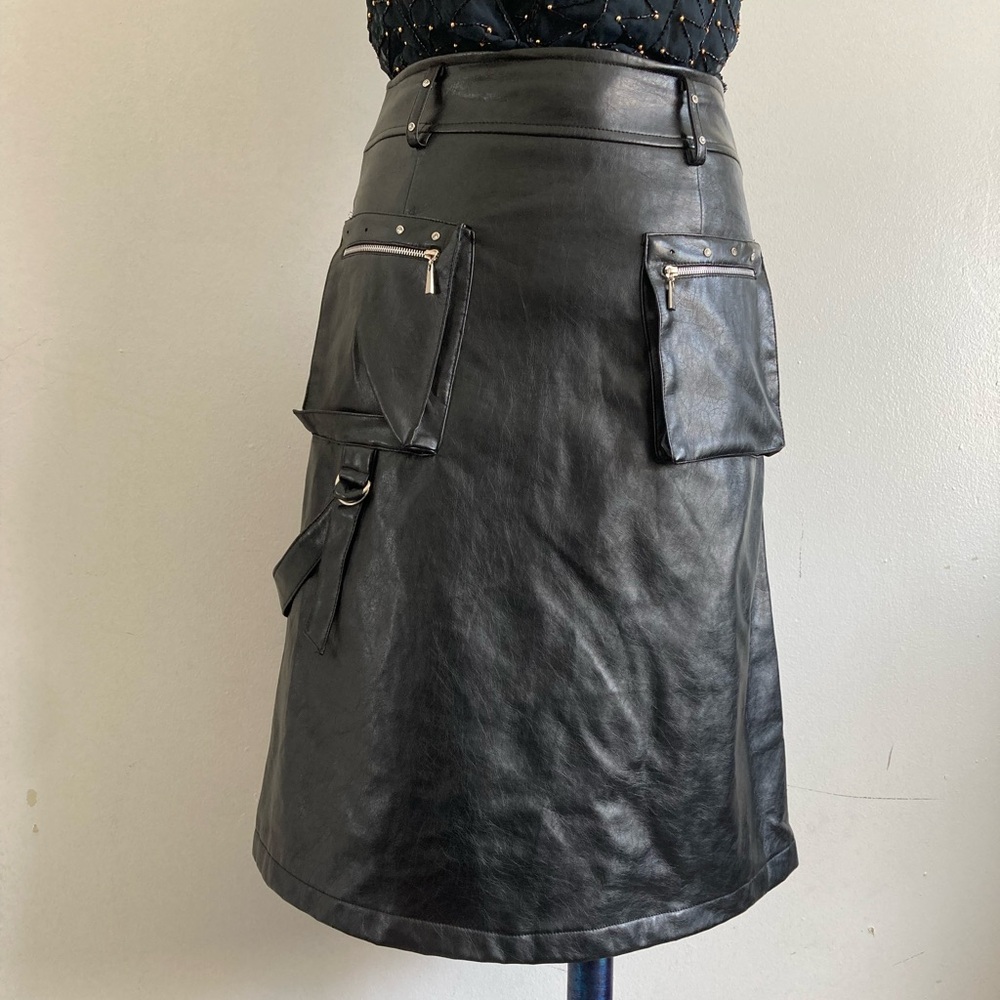 JeanKon F Black Leather Jacket
